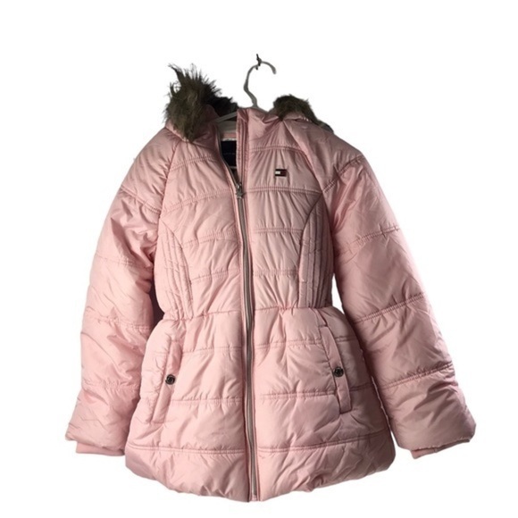 Tommy Hilfiger Girls Fleece Lined Puffer Jacket size XL 14/16 New